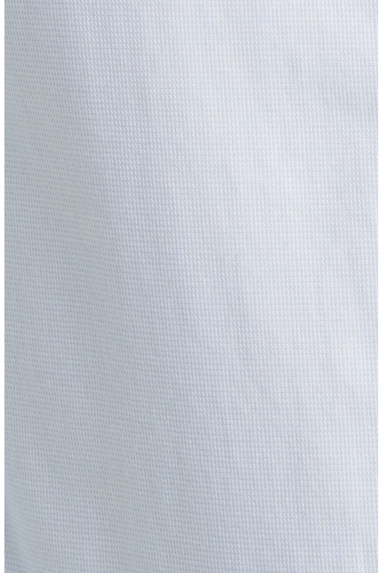 Non-Iron Clifton Weave Cutaway Slim Fit Shirt Double Cuff, Alternate, color, LIGHT BLUE