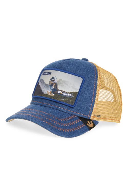 Goorin Bros . Born Free Trucker Hat In Navy