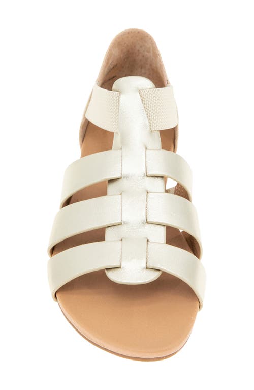 Gentle Souls Lennon Strappy Sandal In Gold