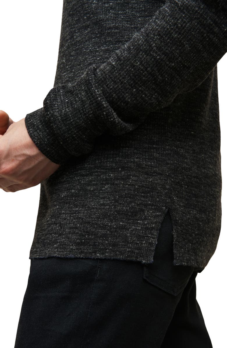 John Varvatos Travis Rib Split Neck Henley, Alternate, color, 