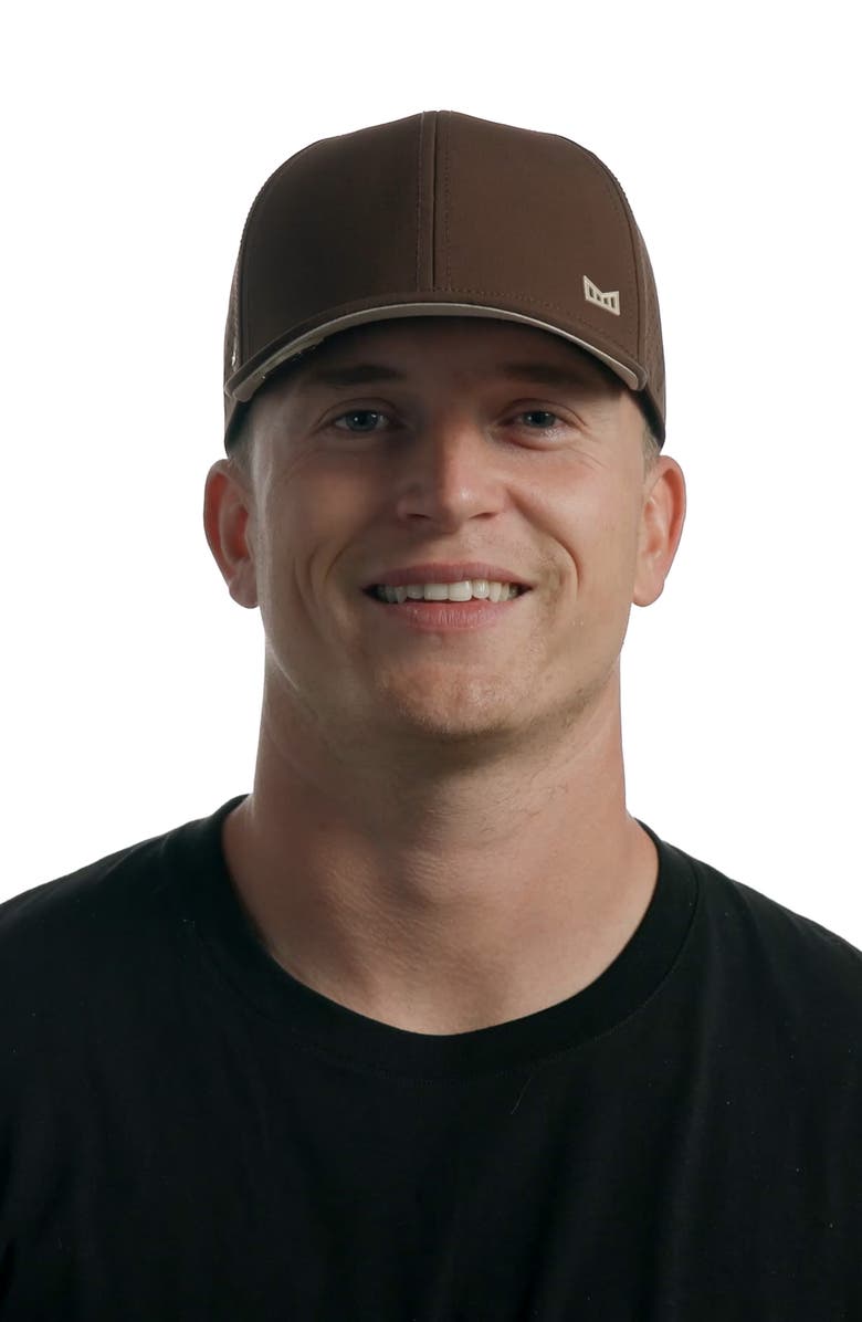 Melin A-Game Hydro Icon Performance Snapback Ball Cap, Alternate, color, Chocolate