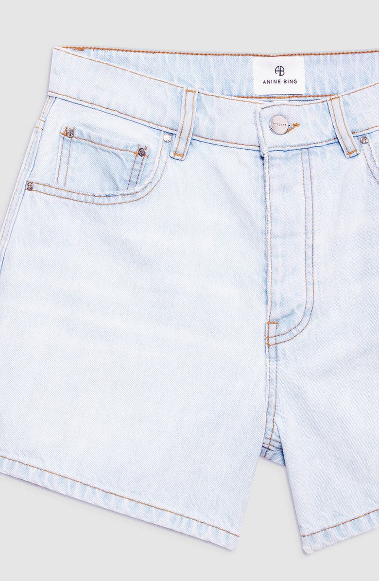 ANINE BING Dalton Short, Alternate, color, Ultra Bleached Blue