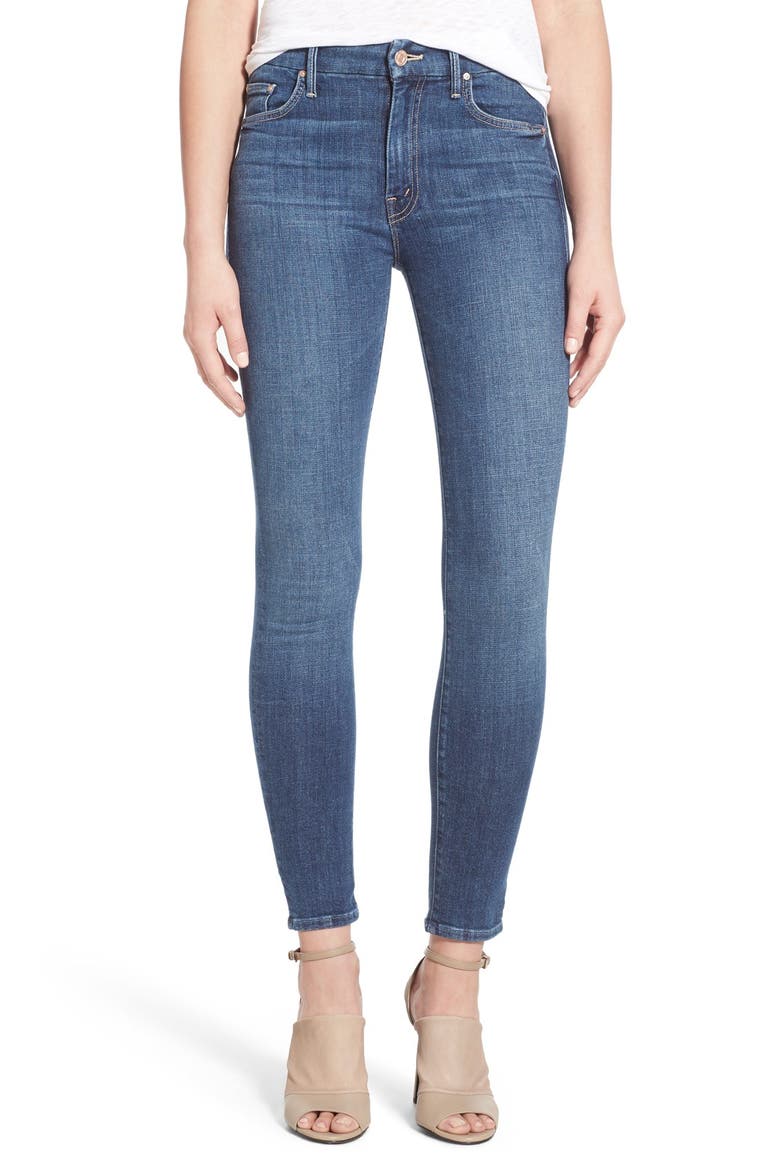 'The Looker' High Rise Skinny Jeans, Main, color, GIRL CRUSH