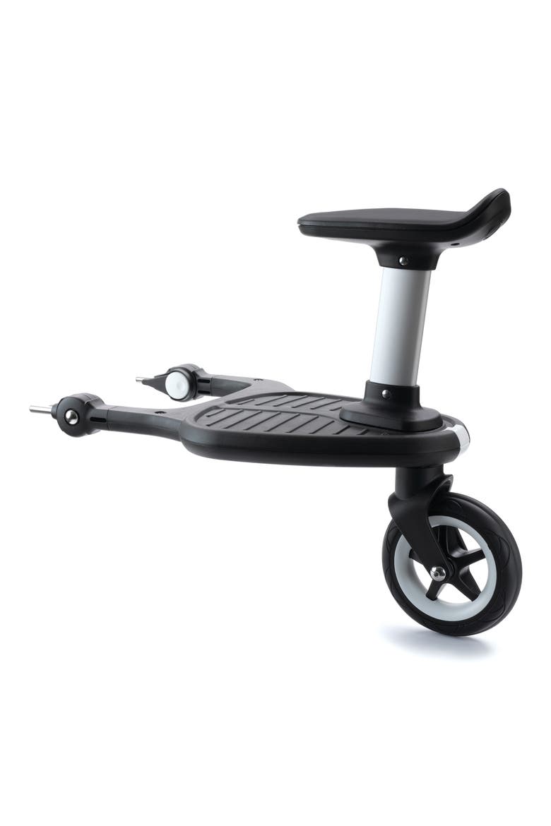 Comfort Wheeled Board for Donkey5, Fox5, or Dragonfly Strollers, Main, color, BLACK