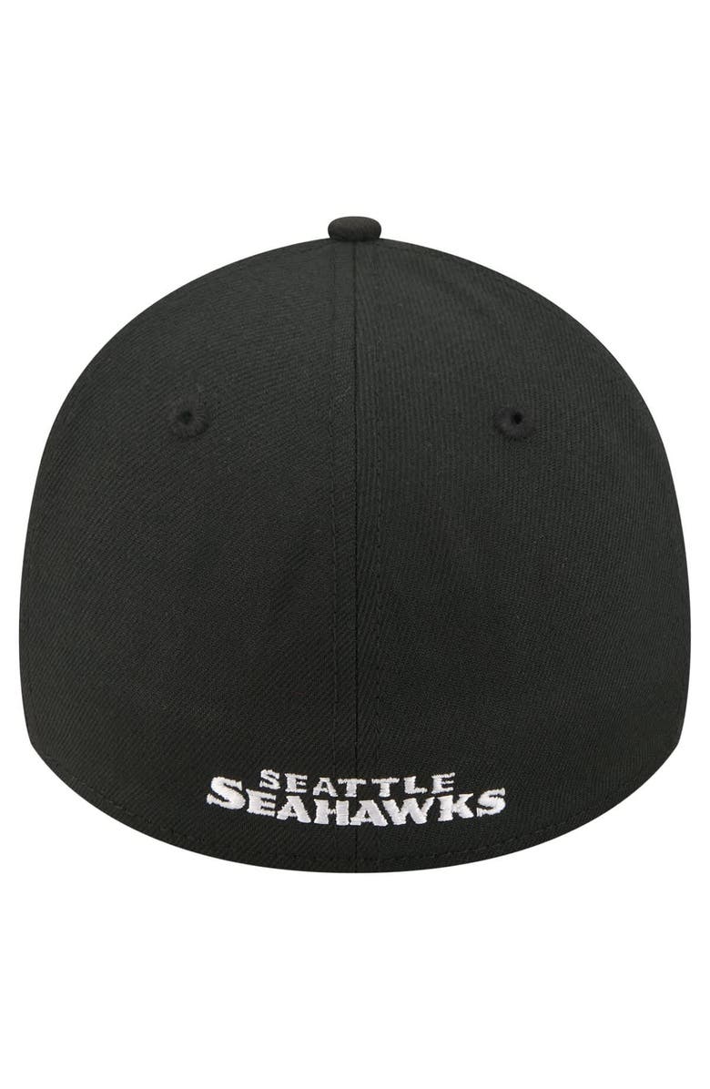 New Era Men's New Era  Black Seattle Seahawks Core Team 39THIRTY Flex Hat, Alternate, color, Black