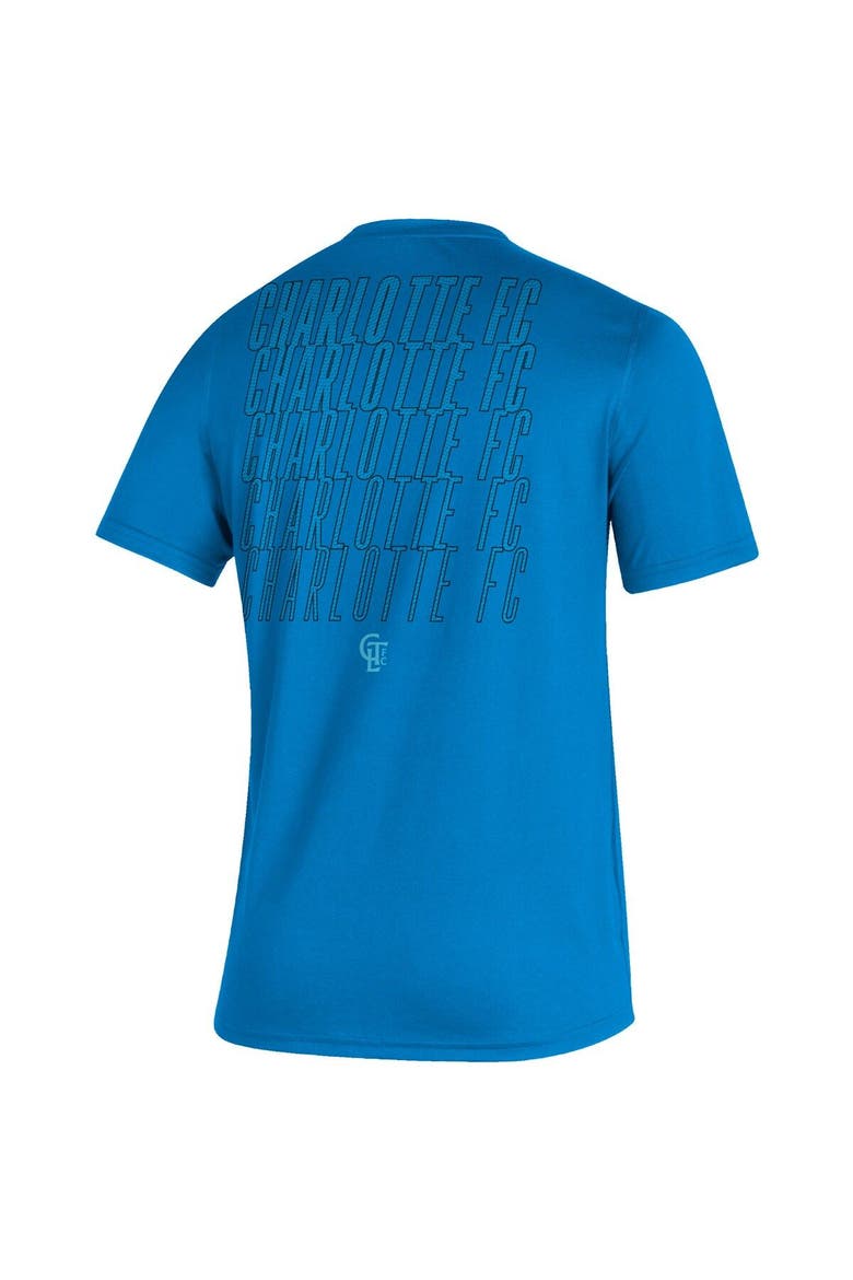 Men's Charlotte FC Blue adidas Creator Club T-Shirt, Alternate, color, Blue