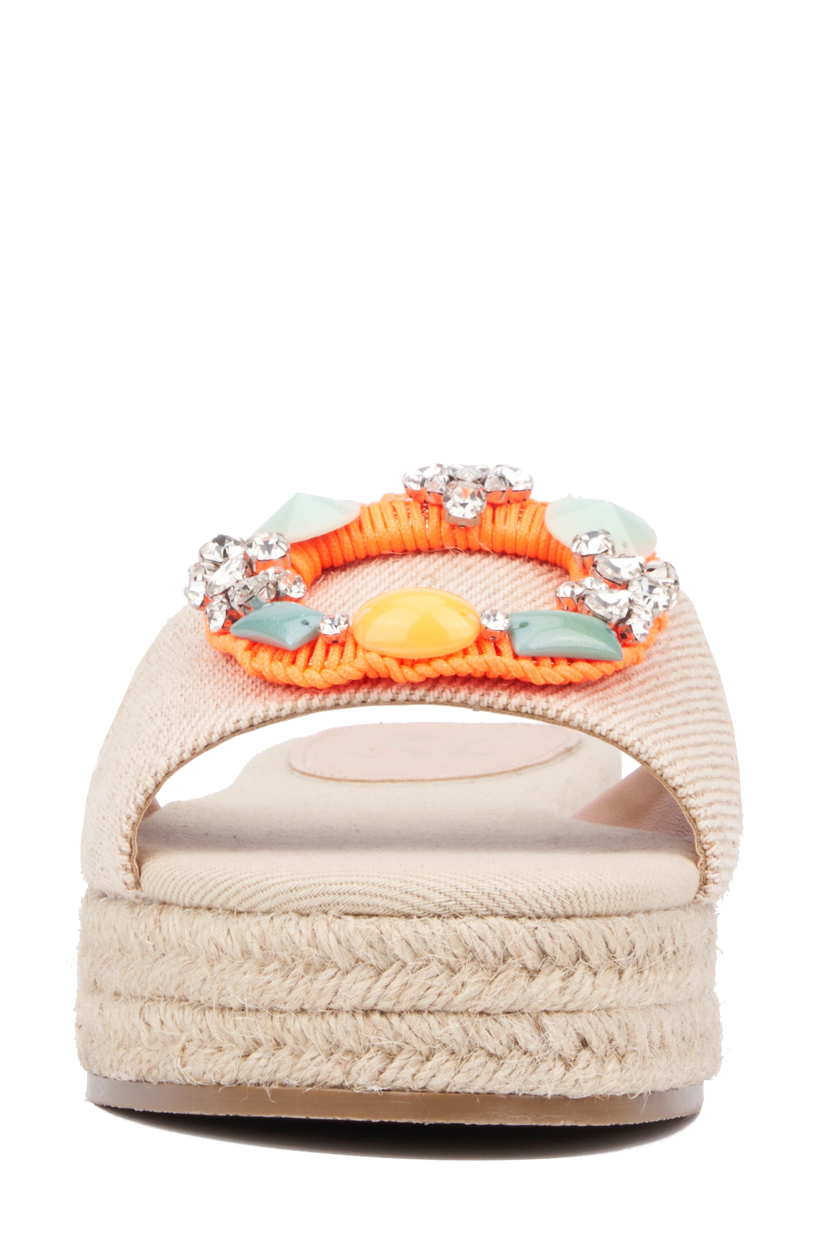 NEW YORK AND COMPANY Tao Slide Sandal, Alternate, color, Natural