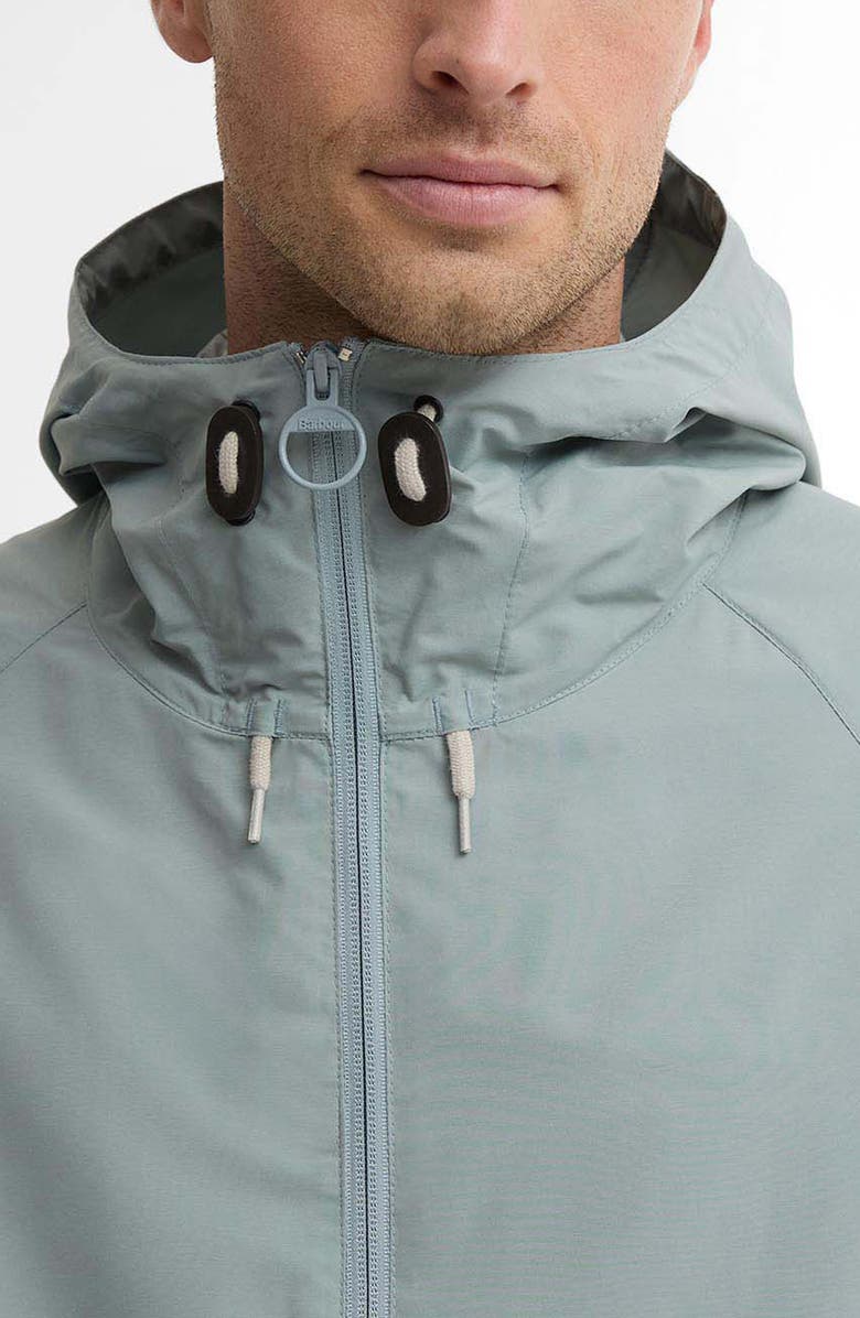 Barbour Stoneport Showerproof Hooded Jacket, Alternate, color, Dusty Slate