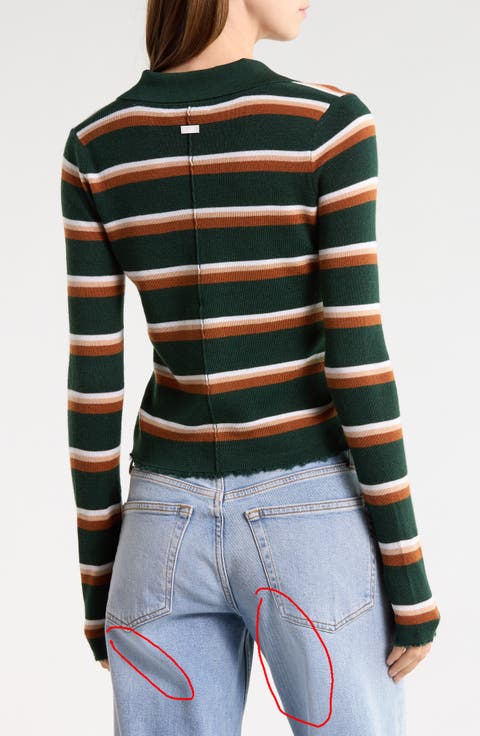 Erin Striped Wool, Silk & Cashmere Pullover