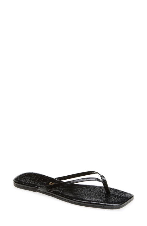 Lily Square Toe Flip Flop (Women)