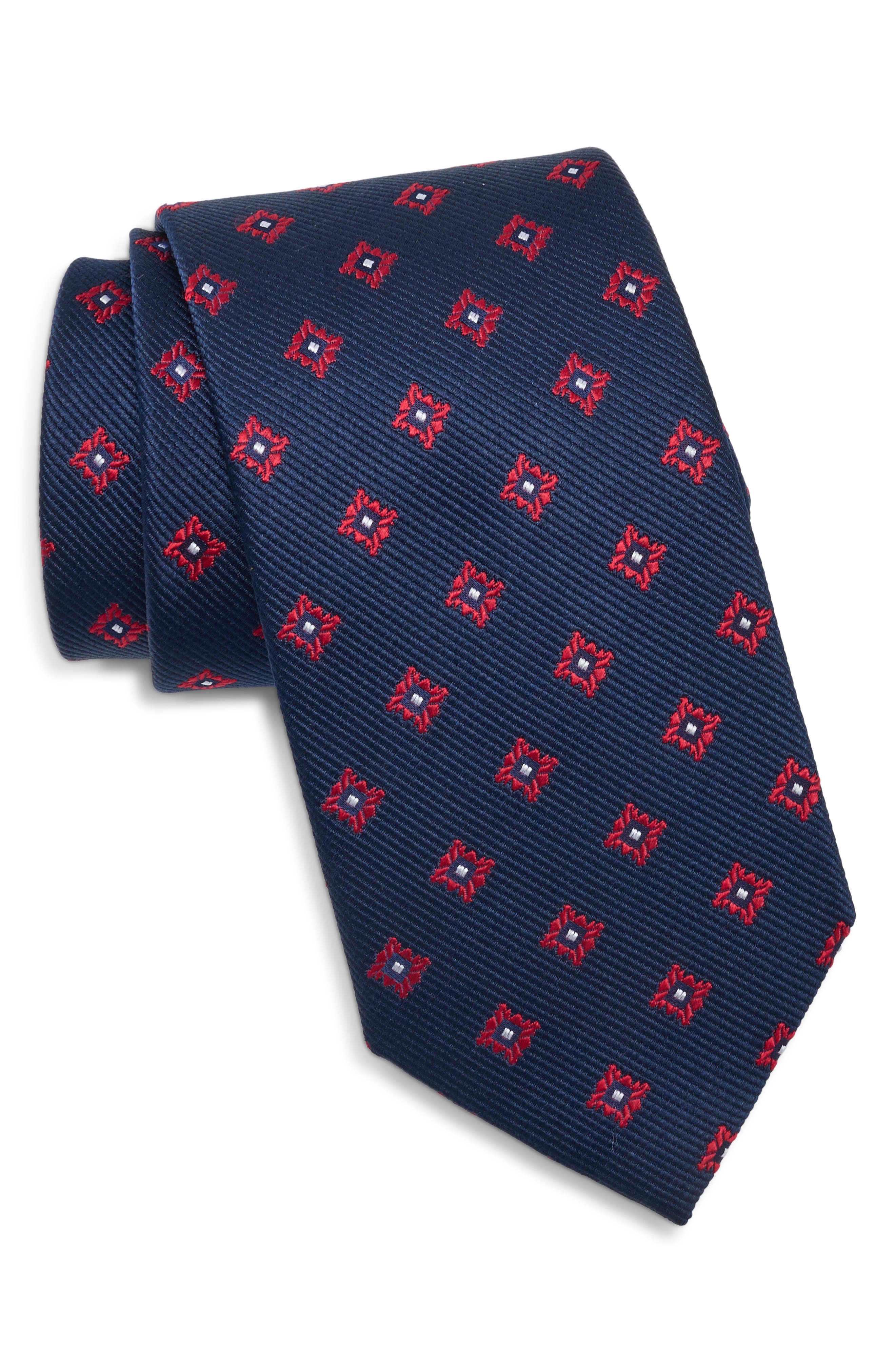 Medallion Silk Jacquard Tie