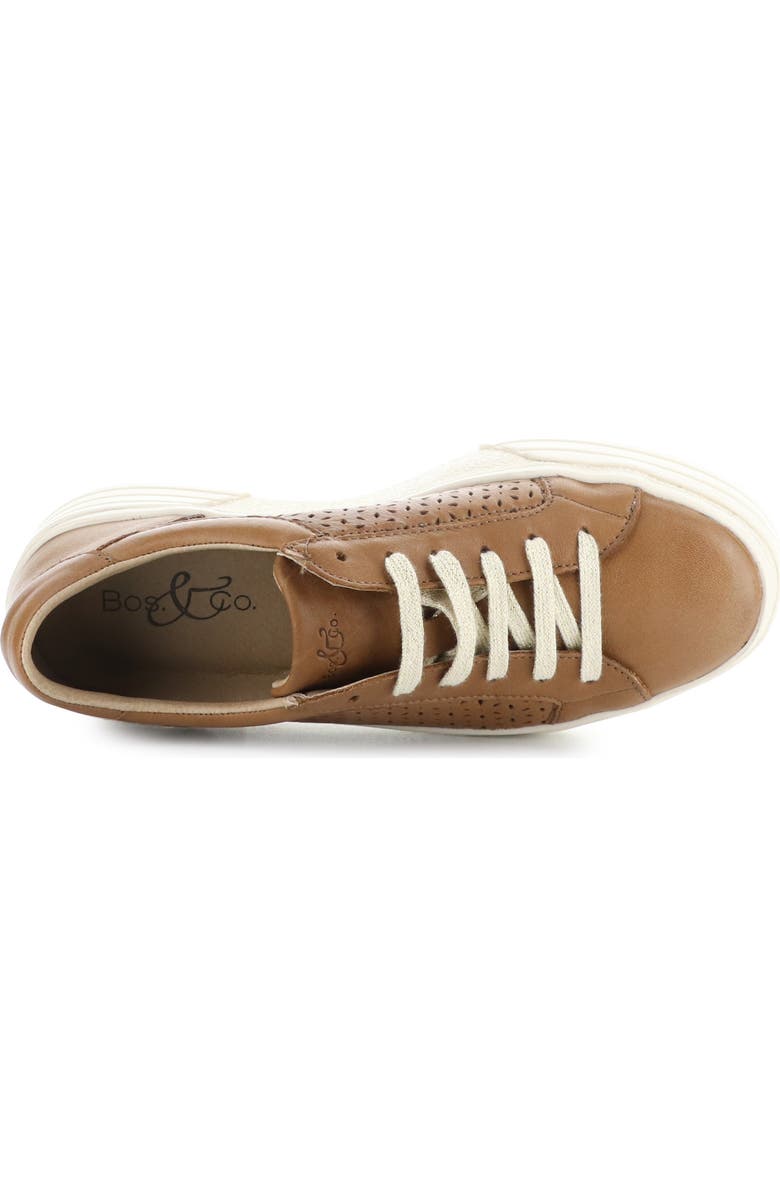 Bos. & Co. Lotta Platform Sneaker, Alternate, color, Rich Tan Savage