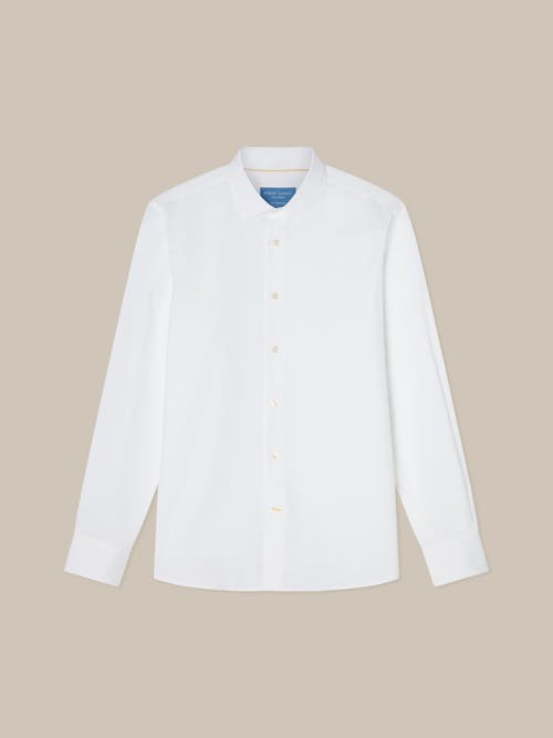 Robert Talbott Reynolds Twill Contemporary Fit Shirt In White