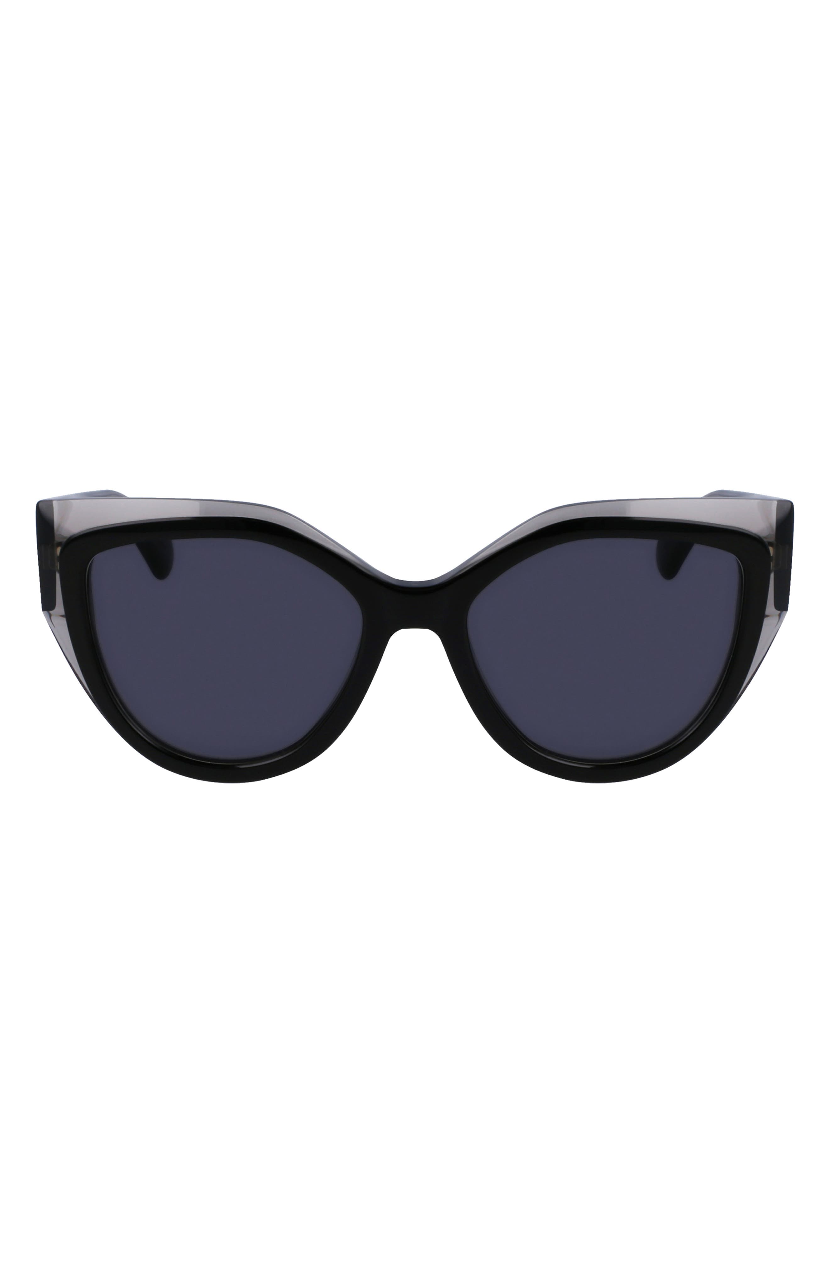 FERRAGAMO Classic Logo 53mm Cat Eye Sunglasses