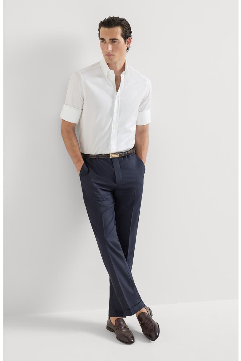Lightweight cashmere trousers, Alternate, color, Navy Blue