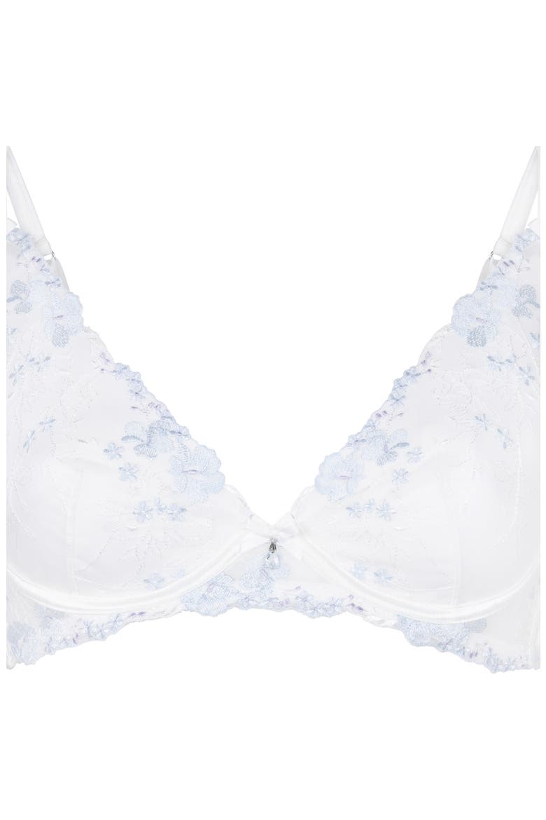 Peonie Lace Underwire Bra, Alternate, color, SNOW WHITE