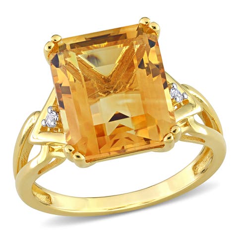 Gemstones & White Topaz Cocktail Ring