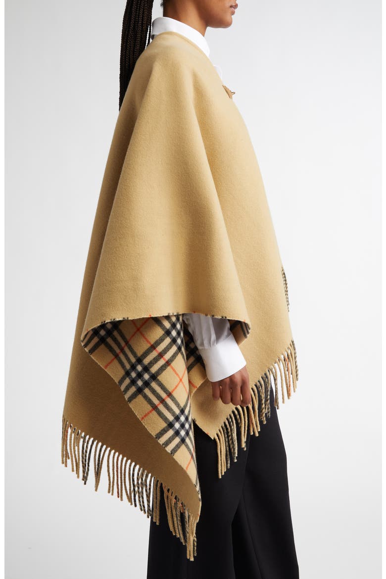Marsh Wool Cape, Alternate, color, SAND
