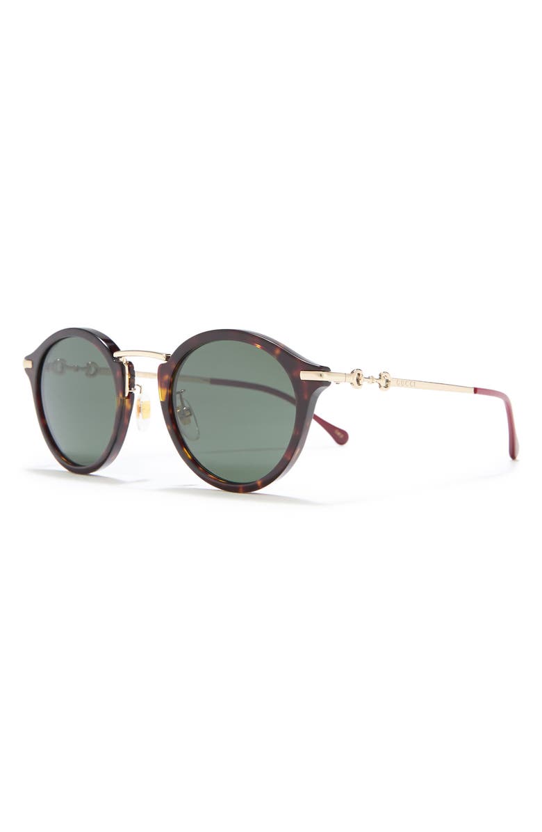 Gucci 50mm Round Sunglasses, Alternate, color,