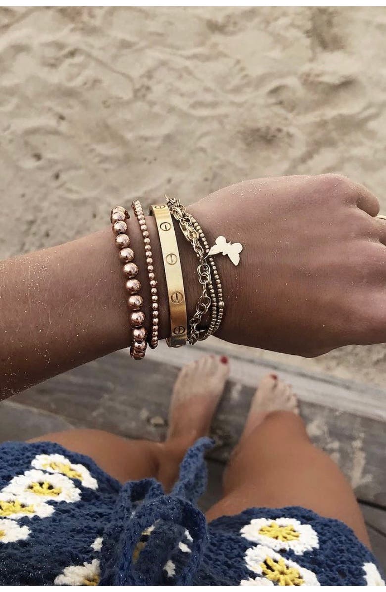 Alexa Leigh Gold Bracelet, Alternate, color, 6Mm