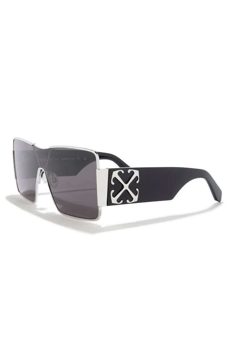 Square Sunglasses, Alternate, color, SILVER DARK GREY