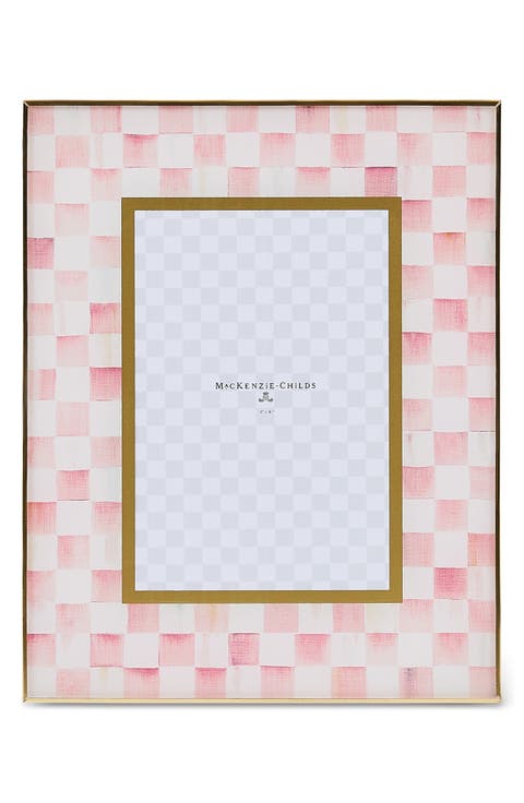 Rosy Check 4" x 6" Glass Picture Frame