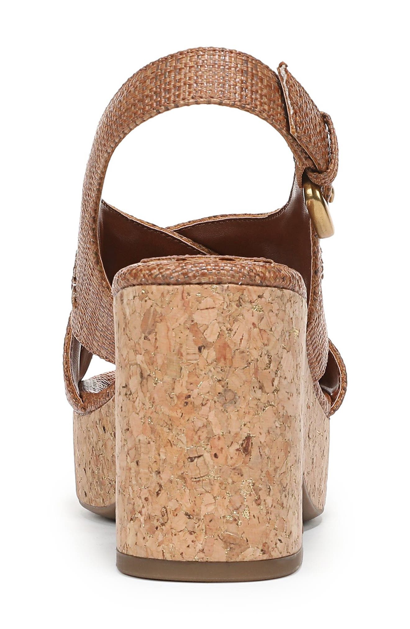 Hanfleur Platform Slingback Sandal, Alternate, color, CUOIO