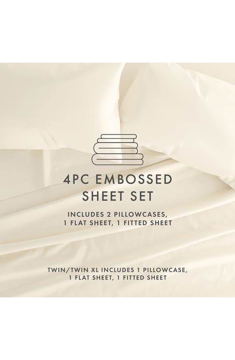 Premium Chevron Embossed Sheet Set