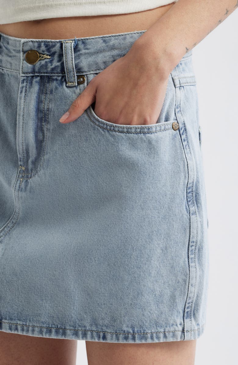 Rip Curl Tabby 2.0 Denim Miniskirt, Main, color, Vintage Blue