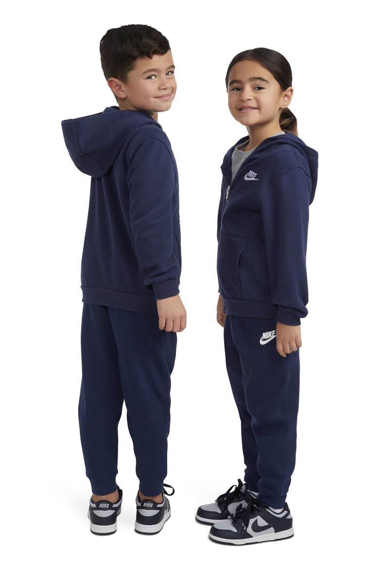 Kids' Club Fleece Hoodie, Alternate, color, MIDNIGHT