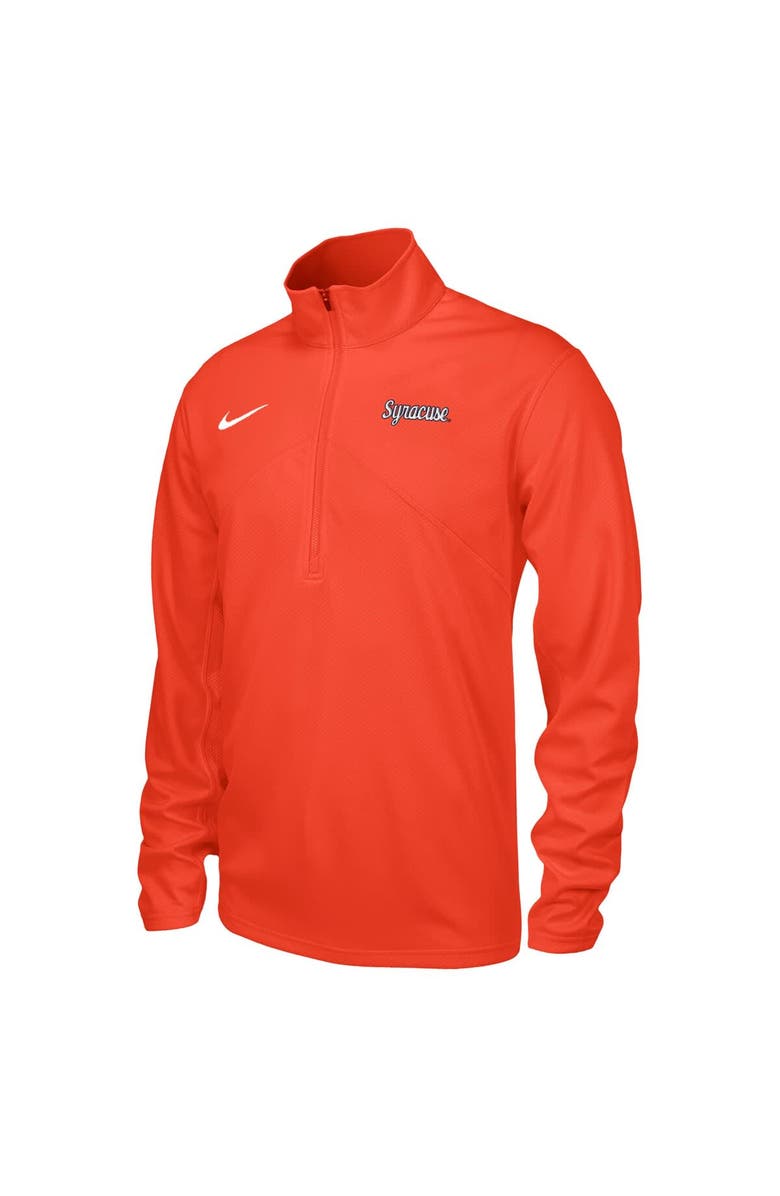 Nike Men's Nike Orange Syracuse Orange Training Performance Quarter-Zip Pullover, Alternate, color, Orange