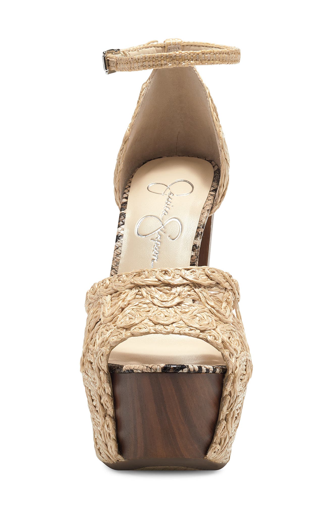 Jessica Simpson Dessie Woven Platform Sandal, Alternate, color, 