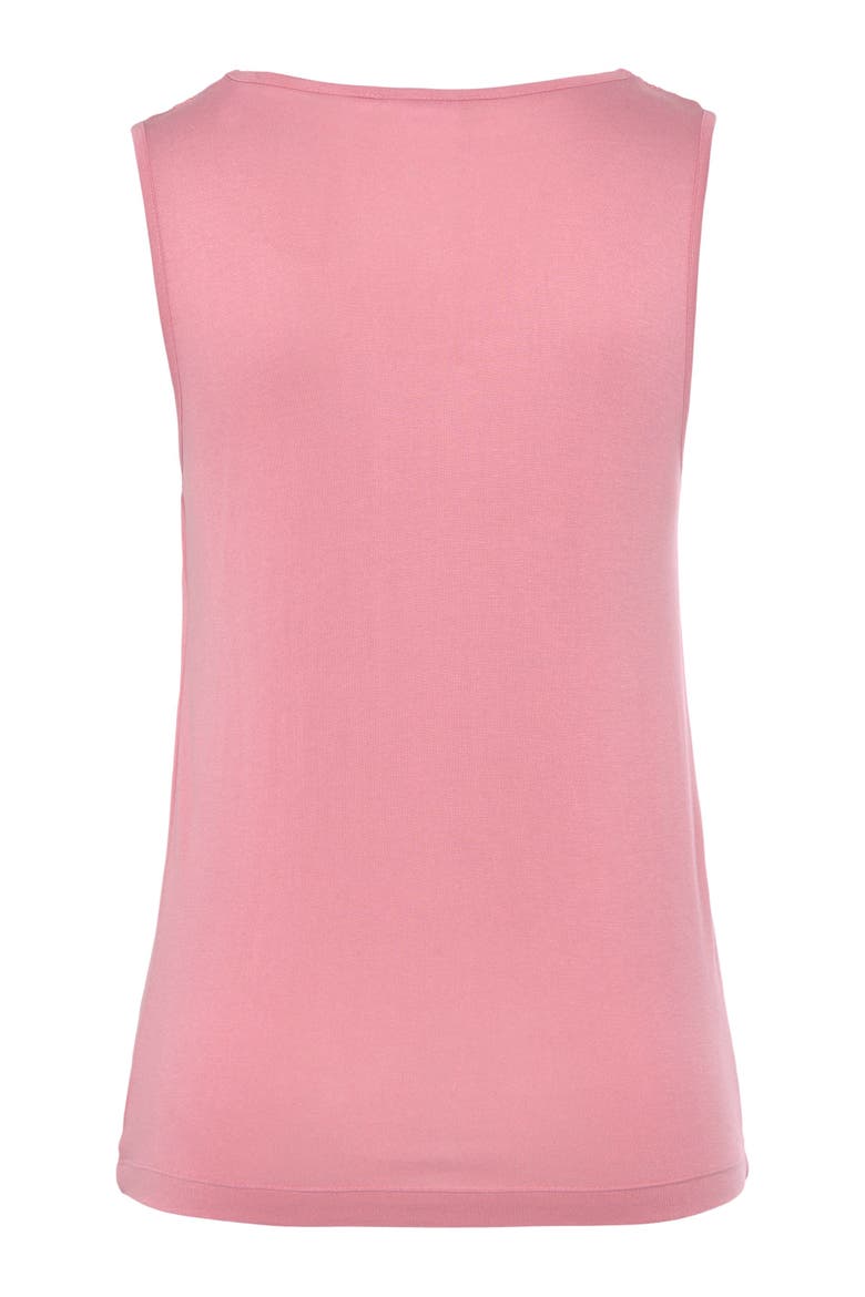 Sleeveless Wrap Look Top, Alternate, color, Pink