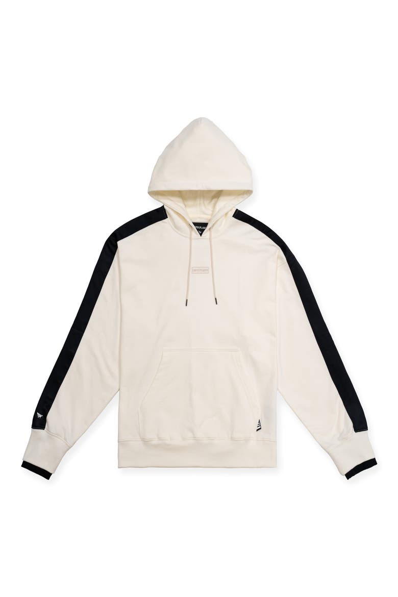 Colorblock Hoodie, Main, color, ECRU