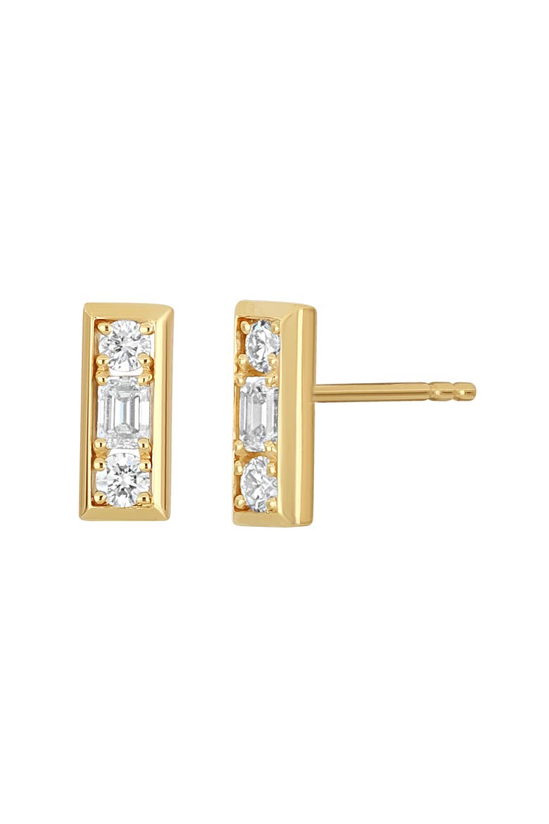 Maya 18K Yellow Gold Diamond Stud Earrings, Main, color, 18K YELLOW GOLD