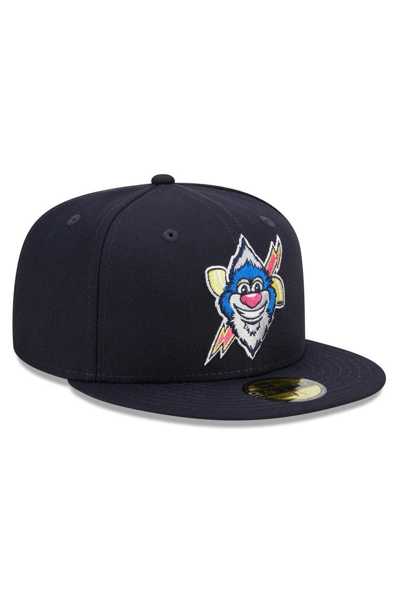 Men's New Era Navy Scranton Wilkes-Barre RailRiders Marvel x Minor League 59FIFTY Fitted Hat, Alternate, color, Navy