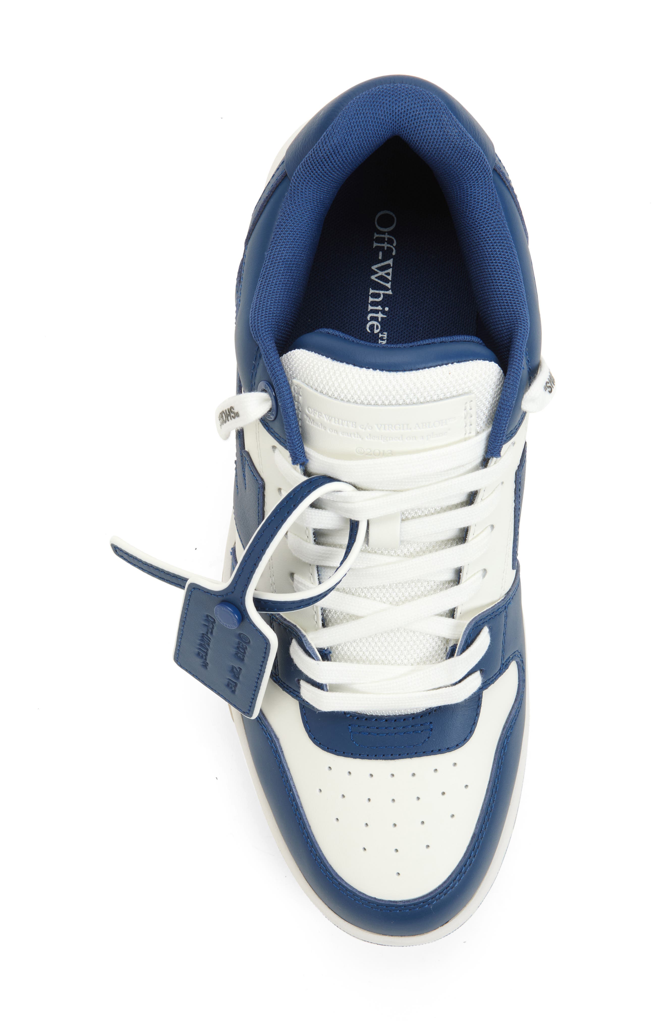 Off-White Out Of Office Sneaker, Alternate, color, White Royal Blue