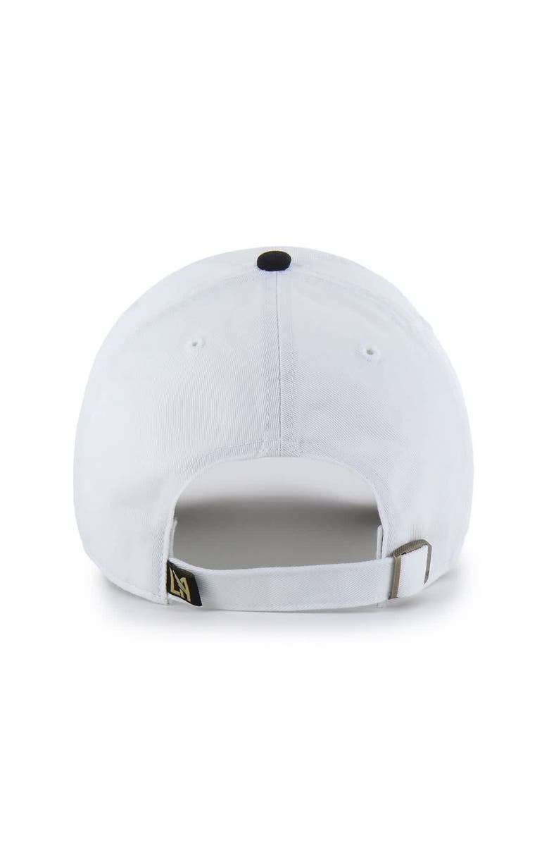 '47 Men's '47  White LAFC Two-Tone Clean Up Adjustable Hat, Alternate, color, White