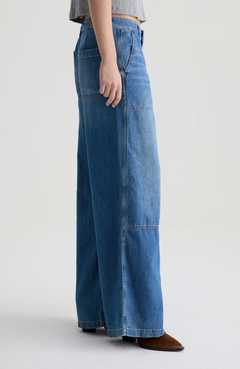 AG Stella High Waist Wide Leg Jeans, Alternate, color, 