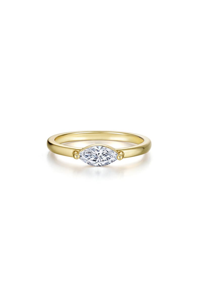 Classic Sola East/West Marquise Simulated Diamond Ring, Main, color, GOLD
