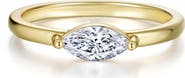Lafonn Classic Sola East/West Marquise Simulated Diamond Ring