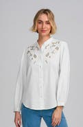 ELLE Collection Lace Yoke Shirt