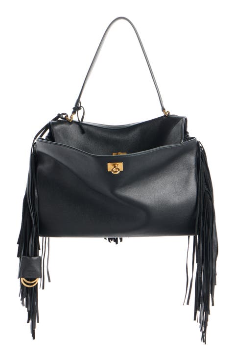 Medium Rodeo Fringe Leather Handbag