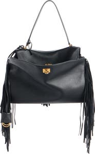 Balenciaga Medium Rodeo Fringe Leather Handbag