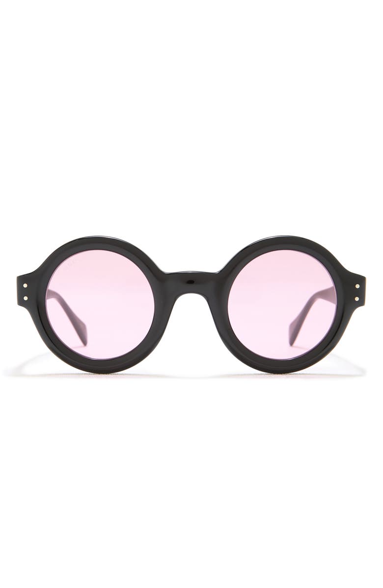 Gucci 46mm Round Sunglasses, Main, color,