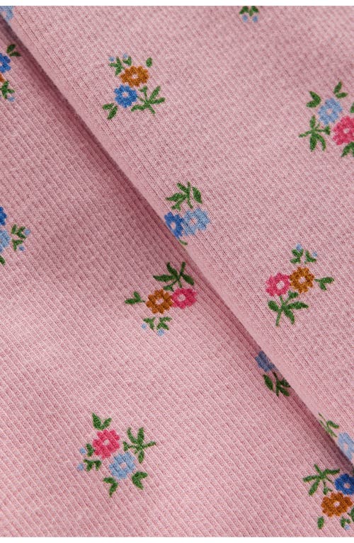 Mini Boden Kids' Floral Flare Leggings In Pink