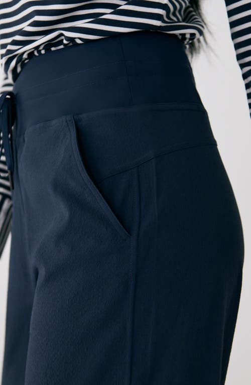 Lole Momentum Crop Drawstring Pants In Blue