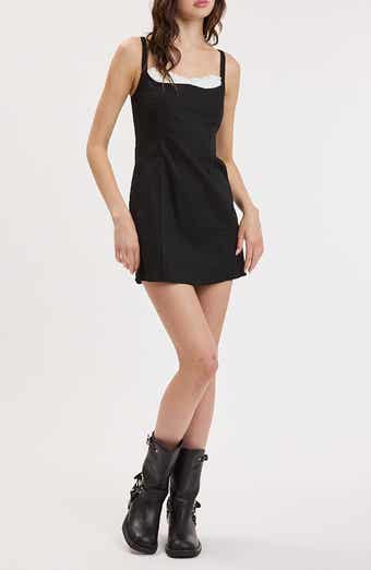 Ruffle Trim Sleeveless Minidress