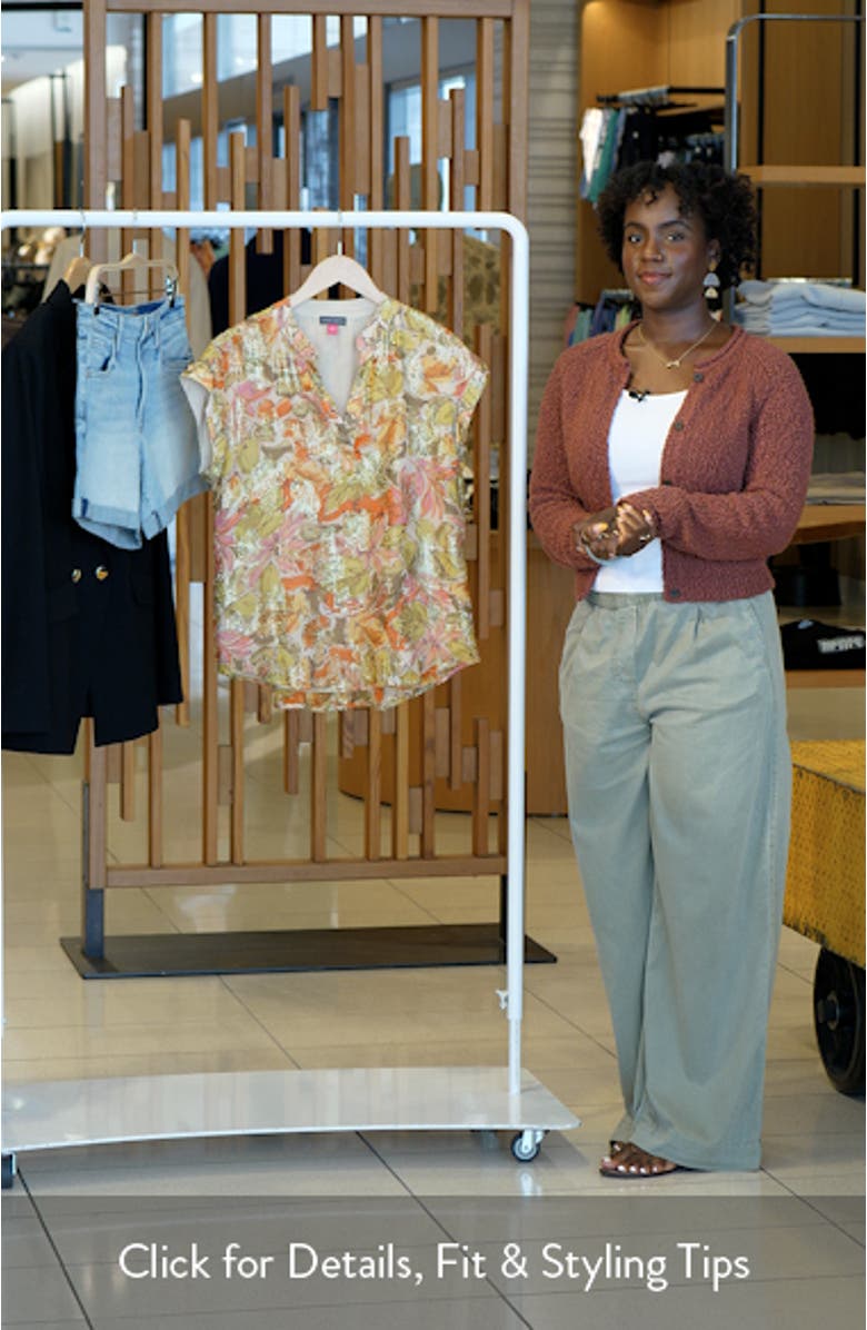 Print Metallic Top, sales video thumbnail