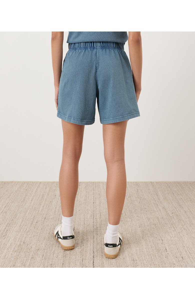 Pact Organic Cotton Weekends Beach Short, Alternate, color, Washed Wedgewood Blue